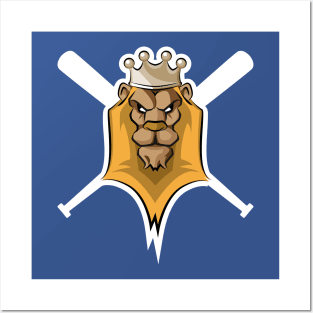 Golden Lion - Royals Mascot Posters and Art